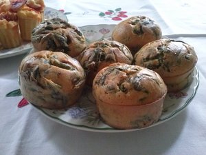 recette - Cake à la farine de maïs aux feuilles de navets