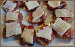 Carpaccio de boeuf en apéritif