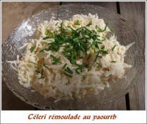 Céleri rémoulade sauce au yaourt