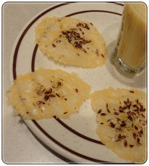 recette - Chips de parmesan au four