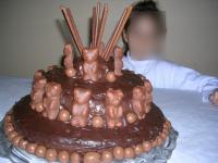 Chocopoire aux nounours à la guimauve