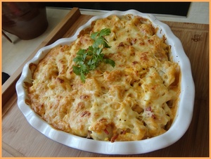 recette - Chou-fleur en gratin au thermomix