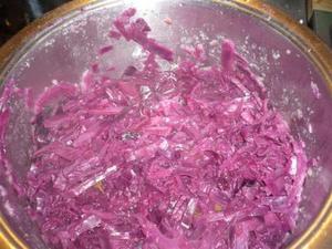 Chou rouge aux pommes