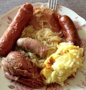 recette - Choucroute à ma façon avec purée 