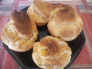 recette - Choux chantilly et caramel