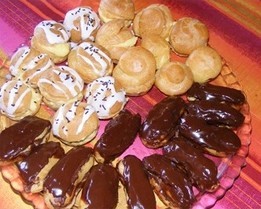 recette - Choux et éclairs à la crème pâtissière