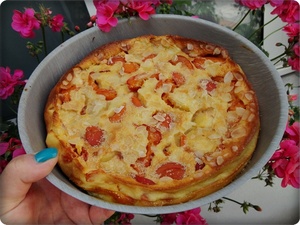 recette - Clafoutis d'abricots et pêches avec ou sans thermomix