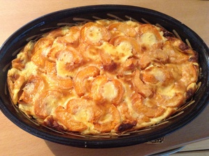 Clafoutis aux abricots et à la poudre d'amandes