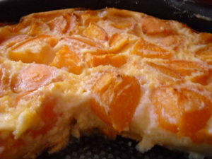 recette - Clafoutis aux abricots sans gluten