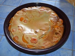 recette - Clafoutis aux abricots