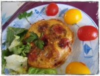 recette - Clafoutis aux tomates cerises