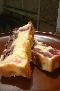 recette - Clafoutis cerises-chocolat