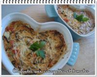 recette - Clafoutis de courgettes et tomates