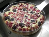 recette - Clafoutis aux fruits rouges