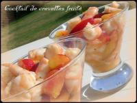 Cocktail de crevettes fruité