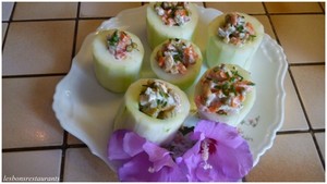 recette - Concombres surprises