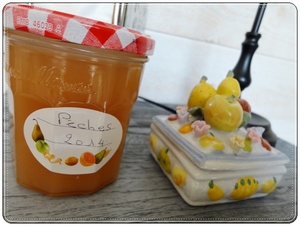 recette - Confiture de pêches blanches au Thermomix