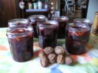 recette - Confiture de quetsches aux noix