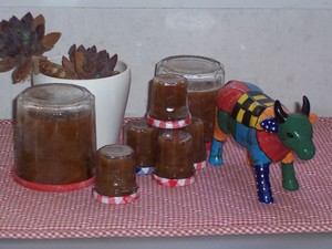 Confiture rhubarbe et vanille