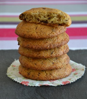 recette - Cookies aux deux chocolats et aux noisettes