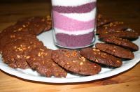 recette - Cookies chocolat et nougatine