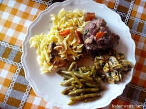 recette - Coq au vin rouge