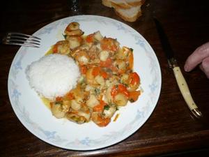 recette - Coquilles saint-jacques et sa persillade