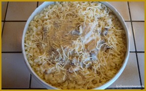 recette - Coquillettes au poulet et au thym frais