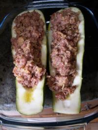 recette - Courgettes farcies à la viande