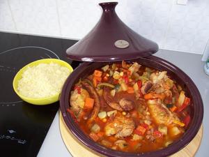 recette - Couscous au poulet et aux merguez