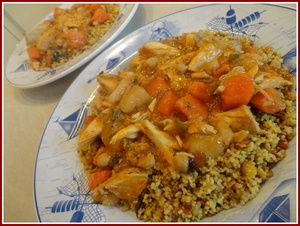 recette - Couscous express au poulet