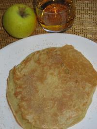 recette - Crêpes aux pommes à la farine de froment