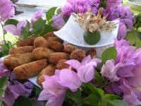 Croquetas de poulet, jambon et crevettes