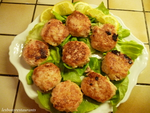 recette - Croquettes de jambon et de poulet