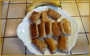 recette - Croustillants de bananes au gingembre
