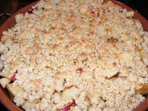 recette - Crumble aux épices à pain d'épice