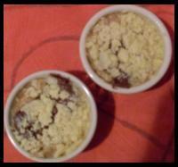 recette - Crumble bananes et nutella