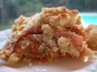 recette - Crumble de potiron au bacon