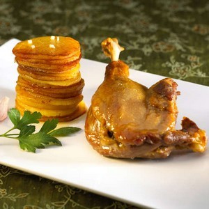 recette - Cuisses de canard confites, pommes de terre sarlardaises