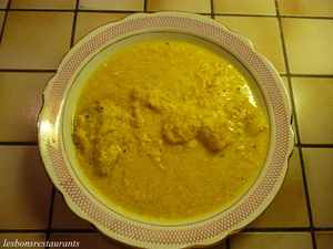 recette - Curry de lieu