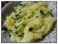 recette - Ecrasé de pommes de terre à l'ail et au persil
