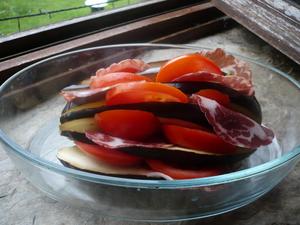 recette - Eventail d'aubergine