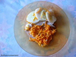 recette - Filets de lieu au concombre et aux carottes