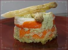 recette - Flan d'asperges au surimi