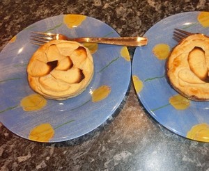 recette - Flans pomme et vanille