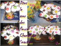 recette - Fleurs chamallows pour décoration d'un dessert