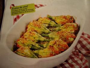 recette - Fleurs de courgettes farcies