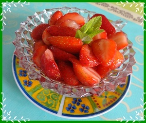 recette - Fraises au Pineau des Charentes