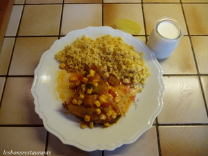 recette - Fricassée de poulet à la hongroise
