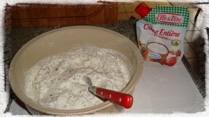 recette - Fromage blanc accomodé